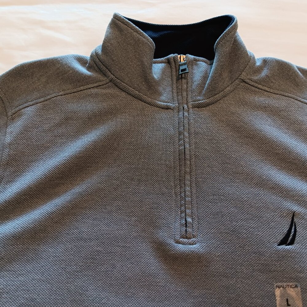 Nautica Mens 1/4 Zip Sweatshirt